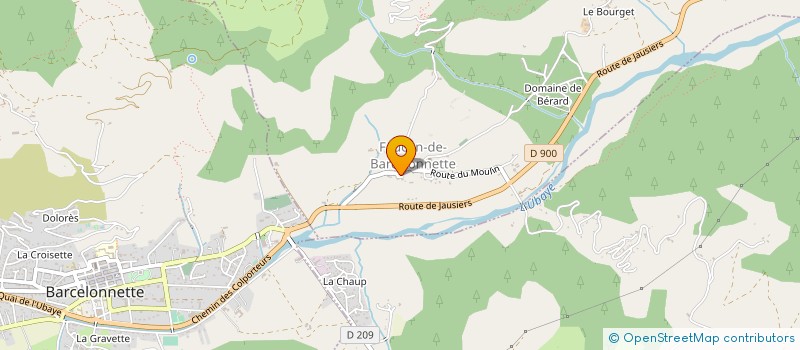localisation de l'entreprise MADAME JOSETTE MORARD à BARCELONNETTE