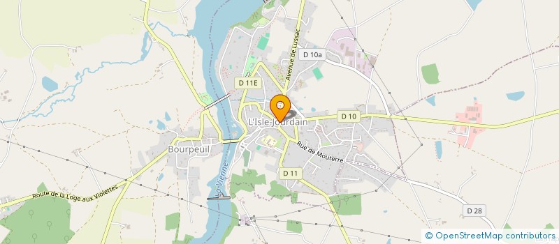 localisation de l'entreprise MADAME JOSETTE MORENO à L'ISLE-JOURDAIN