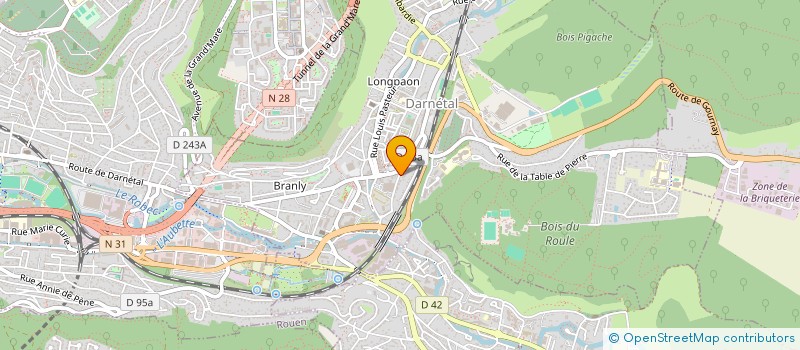 localisation de l'entreprise MADAME JOSETTE MOUNTSOU  DARNETAL