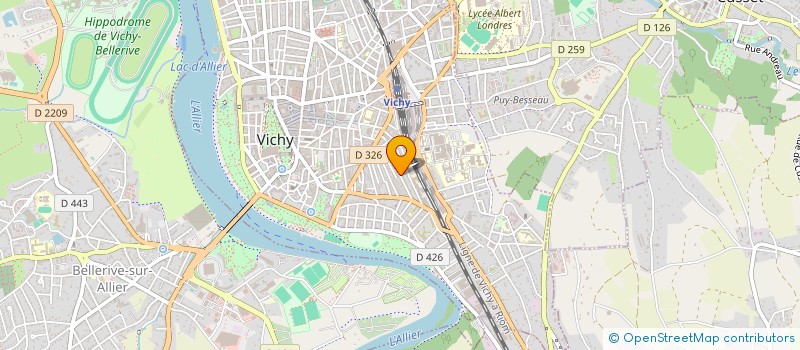 localisation de l'entreprise MADAME JOSETTE NAVARRO à VICHY