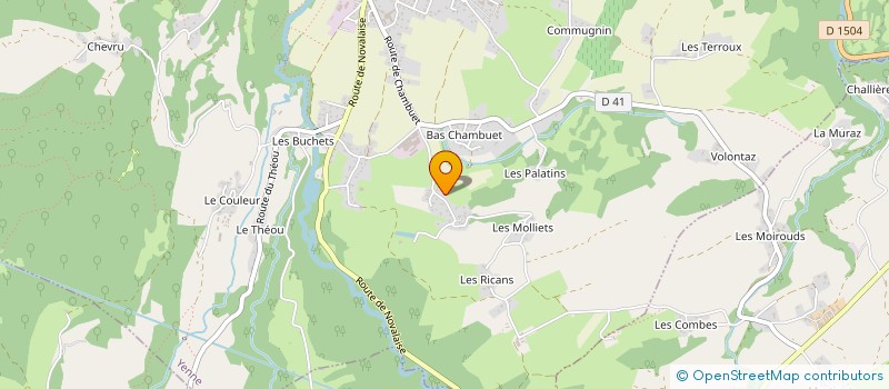 localisation de l'entreprise MADAME JOSETTE NOEL  YENNE