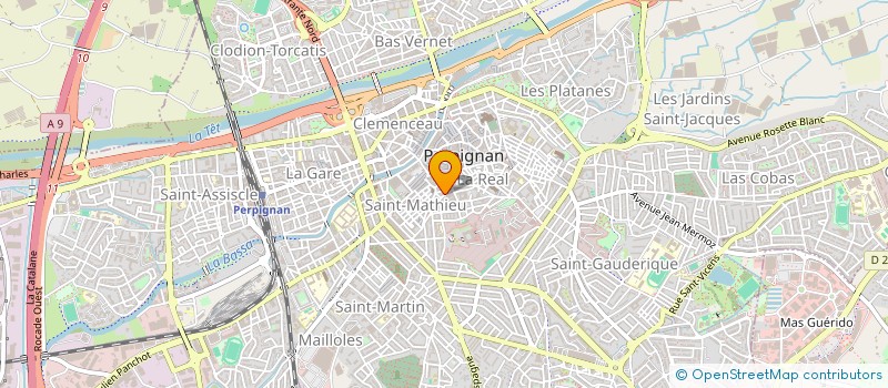 localisation de l'entreprise MADAME JOSETTE NOGUE  PERPIGNAN