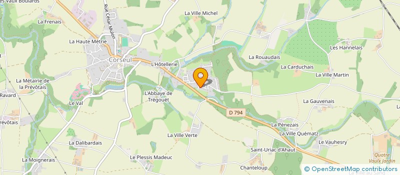 localisation de l'entreprise MADAME JOSETTE OLERON à CORSEUL
