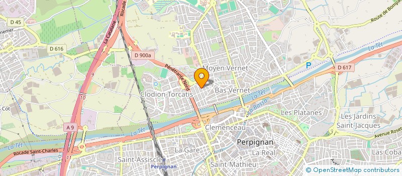 localisation de l'entreprise MADAME JOSETTE OLLE  PERPIGNAN