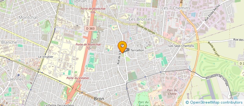 localisation de l'entreprise MADAME JOSETTE ONGARO à BRON