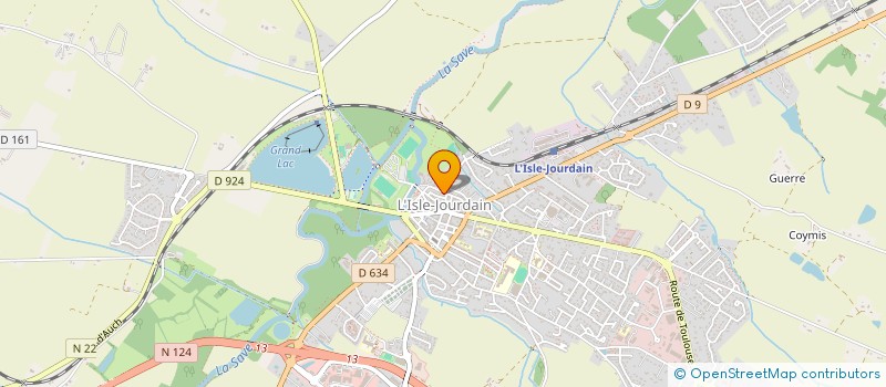 localisation de l'entreprise MADAME JOSETTE PALTOU  L'ISLE-JOURDAIN