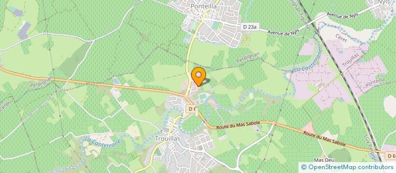 localisation de l'entreprise MADAME JOSETTE PARRA  TROUILLAS