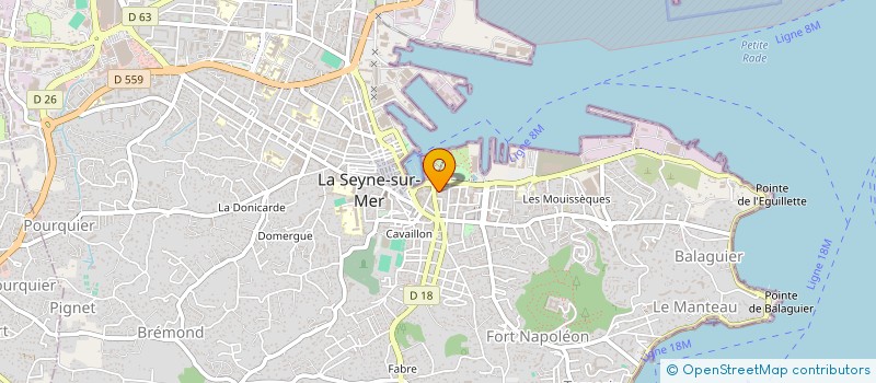 localisation de l'entreprise MADAME JOSETTE PARTOCLE à LA SEYNE SUR MER