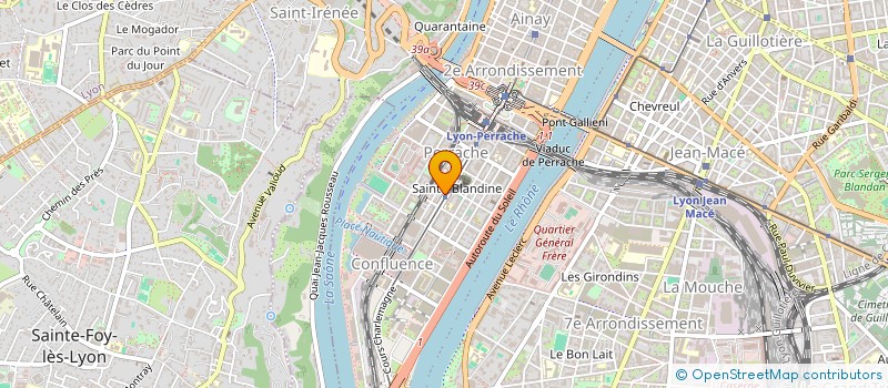 localisation de l'entreprise MADAME JOSETTE PELISSIER  LYON