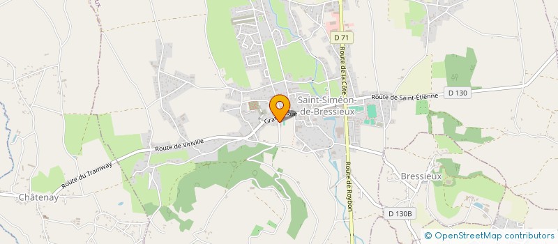 localisation de l'entreprise MADAME JOSETTE PENGLON-BERGER  SAINT-SIMEON-DE-BRESSIEUX
