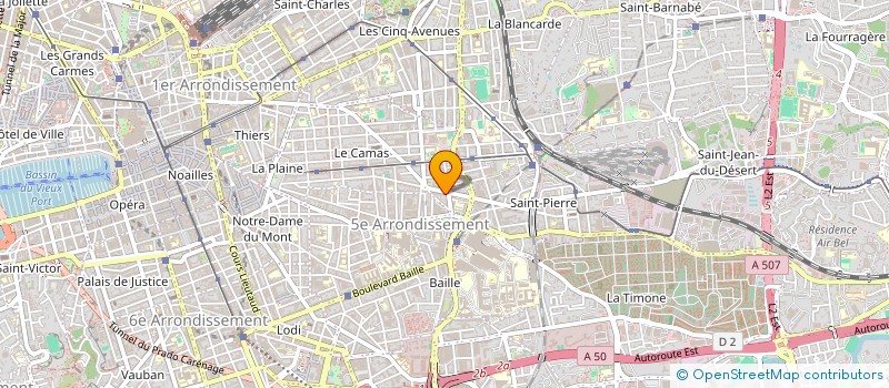 localisation de l'entreprise MADAME JOSETTE PERETTI à MARSEILLE