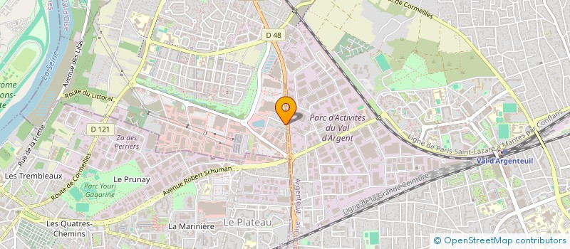 localisation de l'entreprise MADAME JOSETTE PERON à CORMEILLES-EN-PARISIS