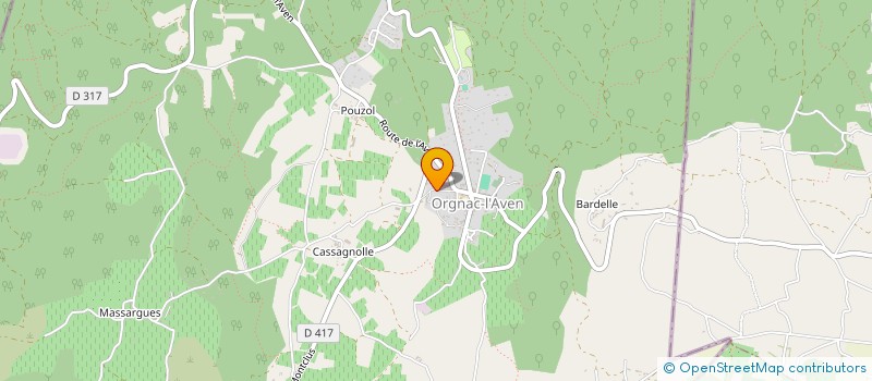 localisation de l'entreprise MADAME JOSETTE PERRIN  SALAVAS