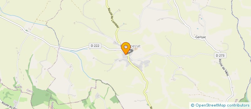 localisation de l'entreprise MADAME JOSETTE PEYRON  LAYMONT