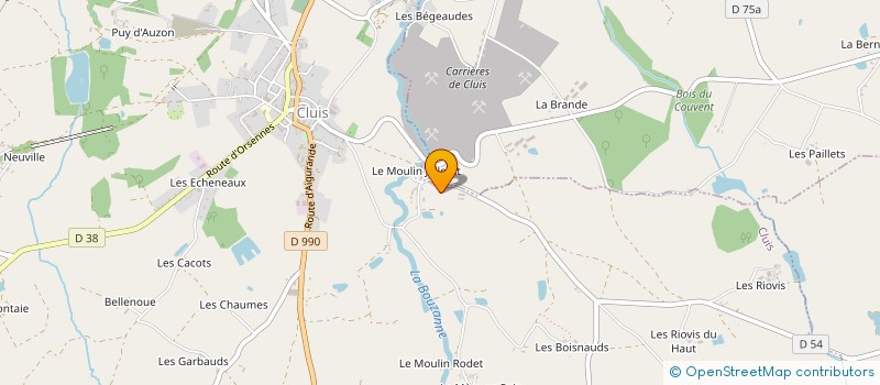 localisation de l'entreprise MADAME JOSETTE PION à MOUHERS