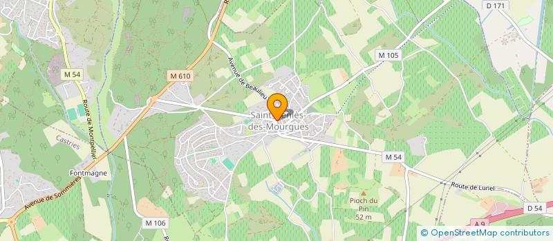 localisation de l'entreprise MADAME JOSETTE POMIES à SAINT-GENIES-DES-MOURGUES