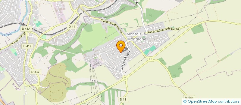 localisation de l'entreprise MADAME JOSETTE PONTAROLO  MONTOIS-LA-MONTAGNE