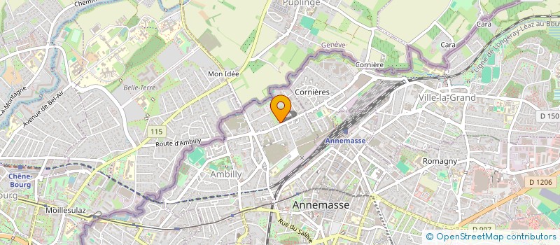 localisation de l'entreprise MADAME JOSETTE PORTE  AMBILLY