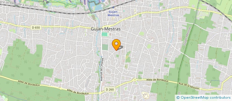 localisation de l'entreprise MADAME JOSETTE PUTCRABEY à GUJAN-MESTRAS