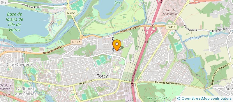 localisation de l'entreprise MADAME JOSETTE RABASSE  TORCY