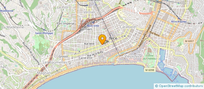 localisation de l'entreprise MADAME JOSETTE RANALDI à NICE