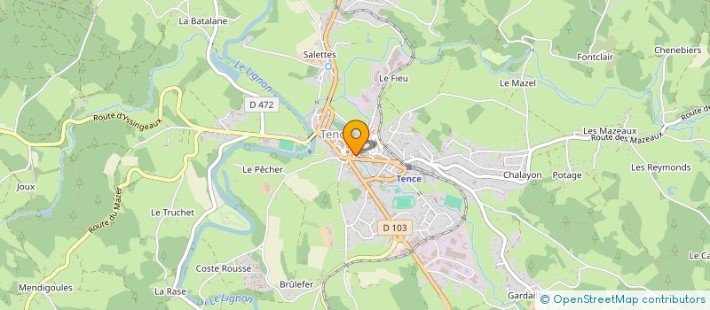 localisation de l'entreprise MADAME JOSETTE RANCON  CHENEREILLES