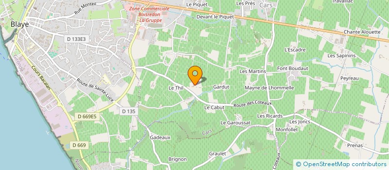 localisation de l'entreprise MADAME JOSETTE RECAPPE  CARS