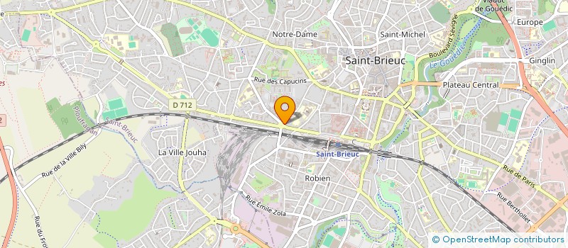 localisation de l'entreprise MADAME JOSETTE REINHARD à SAINT-BRIEUC