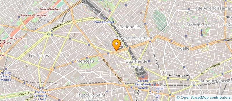 localisation de l'entreprise MADAME JOSETTE RERAT à PARIS