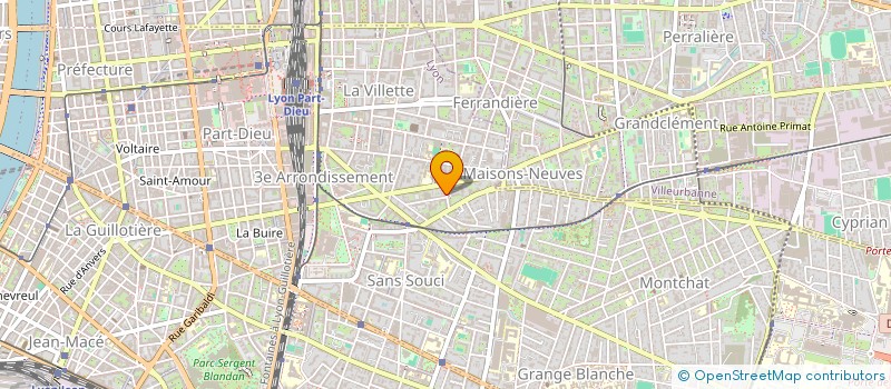 localisation de l'entreprise MADAME JOSETTE REVEILLOUX à LYON