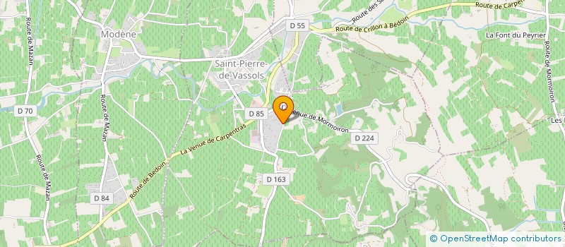 localisation de l'entreprise MADAME JOSETTE REY  SAINT-PIERRE-DE-VASSOLS