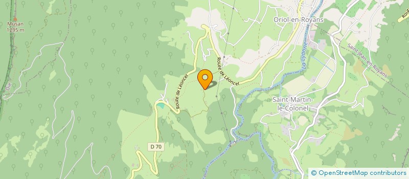 localisation de l'entreprise MADAME JOSETTE REYNAUD  ORIOL-EN-ROYANS