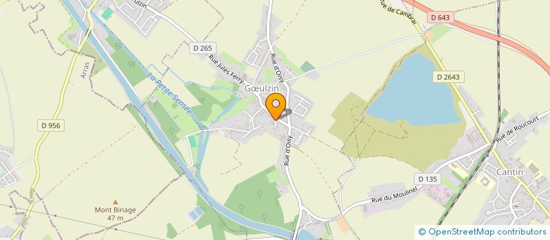 localisation de l'entreprise MADAME JOSETTE RIQUOIR  GULZIN