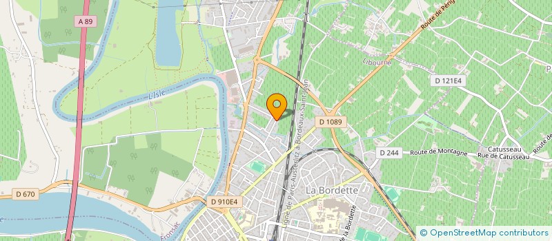 localisation de l'entreprise MADAME JOSETTE ROBE à LIBOURNE