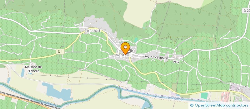 localisation de l'entreprise MADAME JOSETTE ROBERT à VENTEUIL
