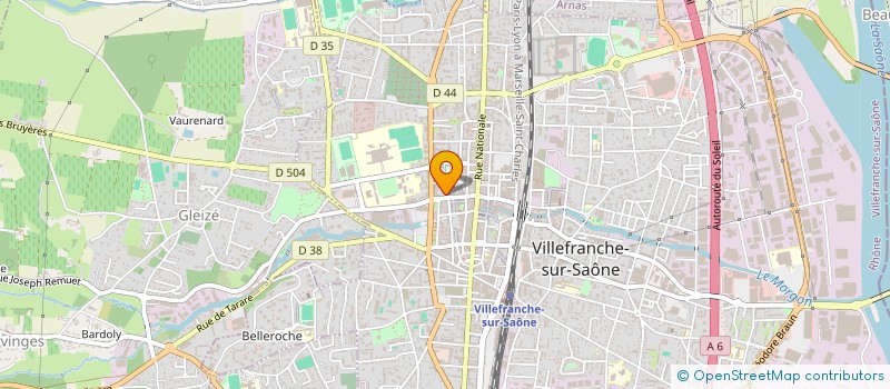 localisation de l'entreprise MADAME JOSETTE ROSEAU à VILLEFRANCHE-SUR-SAONE