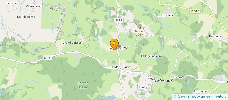 localisation de l'entreprise MADAME JOSETTE ROSIER à SAINT-MAURICE-LA-SOUTERRAINE