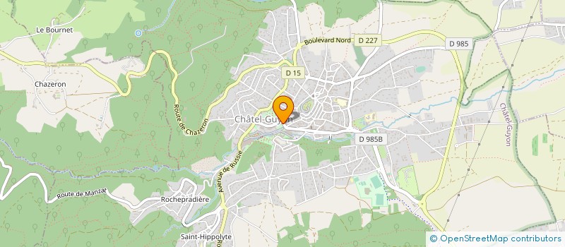 localisation de l'entreprise MADAME JOSETTE ROUSSEL à CHATEL-GUYON