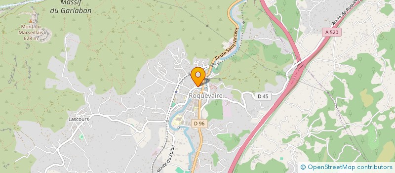 localisation de l'entreprise MADAME JOSETTE ROUX  ROQUEVAIRE