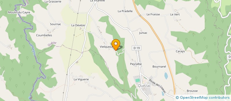 localisation de l'entreprise MADAME JOSETTE SABUT à LE TRIOULOU