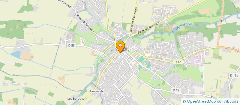 localisation de l'entreprise MADAME JOSETTE SAGANSAN  SAINT-LYS