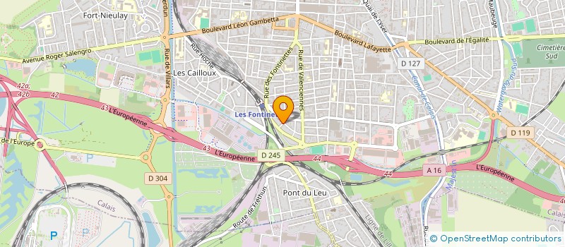 localisation de l'entreprise MADAME JOSETTE SAINT-MAXENT à CALAIS