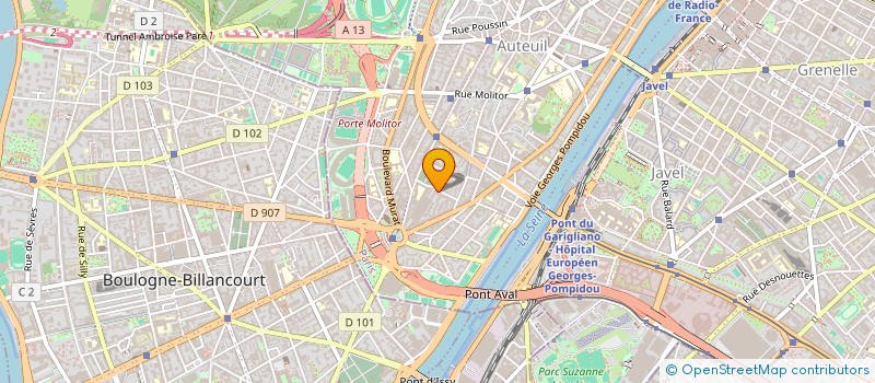 localisation de l'entreprise MADAME JOSETTE SAINTY à PARIS