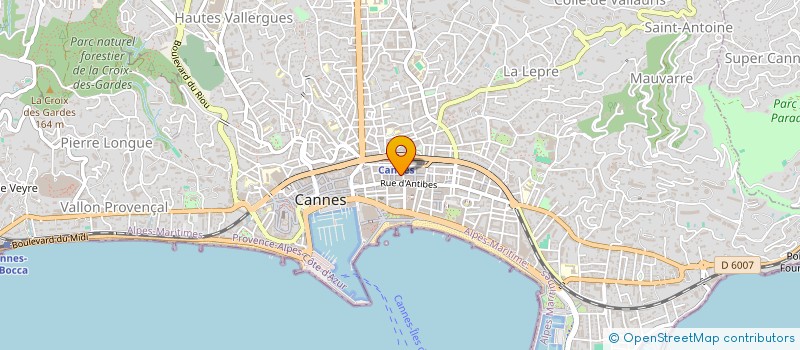localisation de l'entreprise MADAME JOSETTE SALLON à CANNES