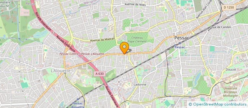 localisation de l'entreprise MADAME JOSETTE SALOMEZ  PESSAC