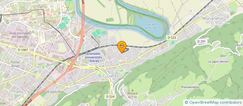 localisation de l'entreprise MADAME JOSETTE SAUNIER-CAILLY  GIERES