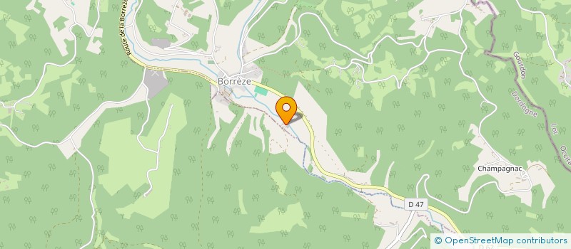 localisation de l'entreprise MADAME JOSETTE SEGOND  BORREZE