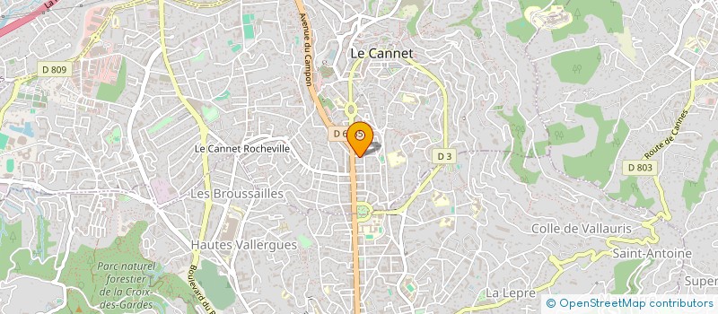 localisation de l'entreprise MADAME JOSETTE SENECA à LE CANNET