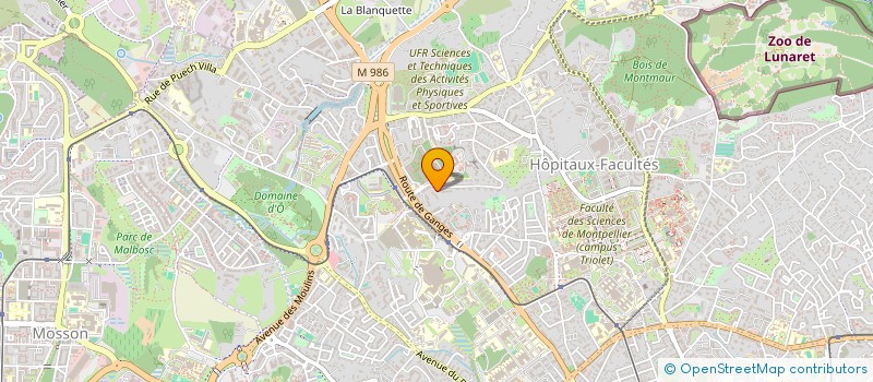 localisation de l'entreprise MADAME JOSETTE SERRES  MONTPELLIER