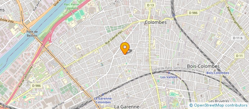 localisation de l'entreprise MADAME JOSETTE SEVILA à COLOMBES